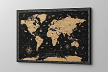 Obraz Kontinenty sveta World map 2000
